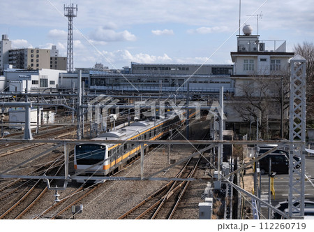 拝島駅と周辺の町並み 東京都昭島市 拝島駅と周辺の町並み 東京都昭島市 112260719