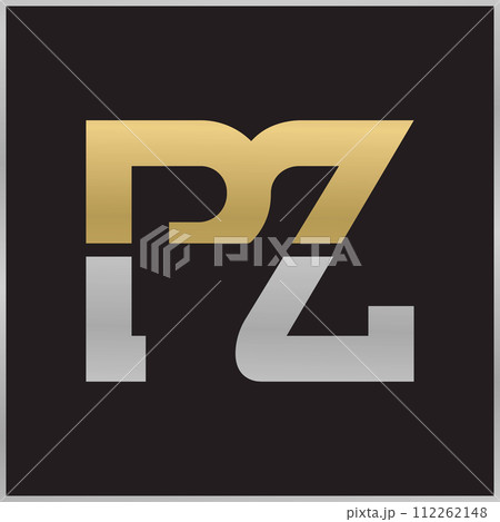 ZP or PZ logo and icon design 112262148