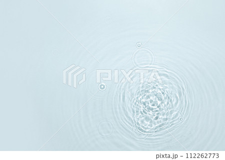 The texture of water on a blue background. The texture of water on a blue background. 112262773