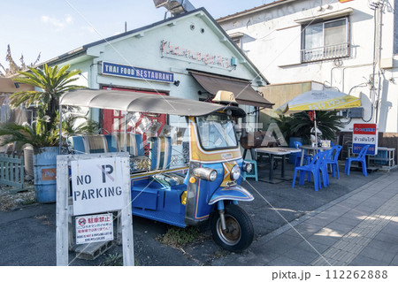 福生ベースサイドストリート アメリカンな雰囲気の町並み 東京都福生市 福生ベースサイドストリート アメリカンな雰囲気の町並み 東京都福生市 112262888