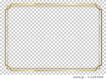 simple gold frame 112263009