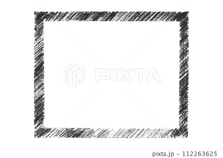 Gray black frame isolated on white background. 112263625