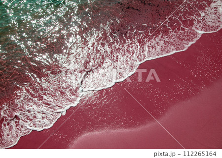 Sea wave texture, unusual water background 112265164