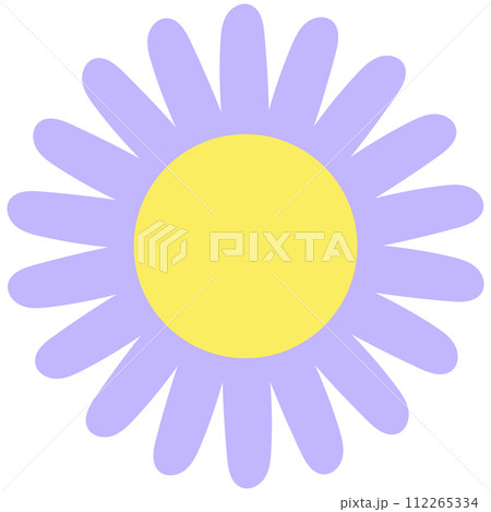 hello spring hand drawn abstract nordic flower symbol object daisy hello spring hand drawn abstract nordic flower symbol object daisy 112265334