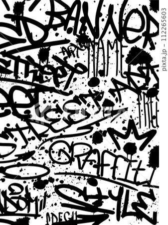 Graffiti vector background. Graffiti vector background. 112265603