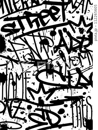 Graffiti vector background. Graffiti vector background. 112265605