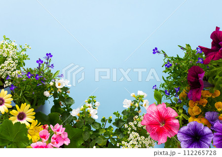 Spring decoration of a home balcony Spring decoration of a home balcony 112265728