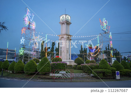 THAILAND SIRACHA KOH LOI ISLAND CLOCK TOWER THAILAND SIRACHA KOH LOI ISLAND CLOCK TOWER 112267087