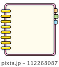 Sticky Note, Set of note papers isolated	 112268087