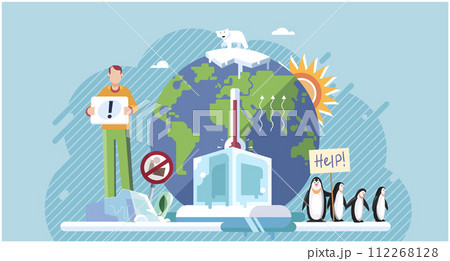 Climate change. Save the planet. Global warming. Earth pollution is result unsustainable practices Choose renewable resources to counter negative effects climate change On World Environment Day, Climate change. Save the planet. Global warming. Earth pollution is result unsustainable practices Choose renewable resources to counter negative effects climate change On World Environment Day, 112268128