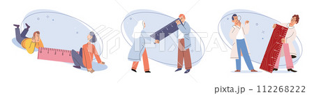 Personal space vector illustration. The concept personal space is deeply rooted in human psychology and social dynamics Establishing clear boundaries helps prevent personal space violations 112268222