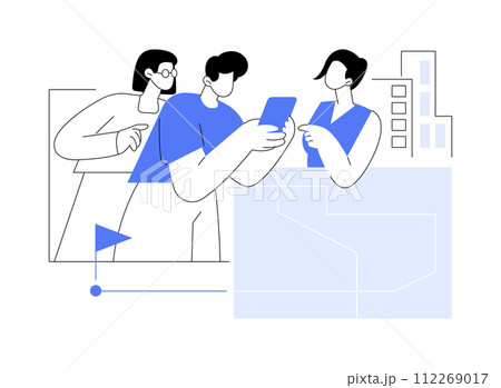 Get tasks isolated cartoon vector illustrations. 112269017