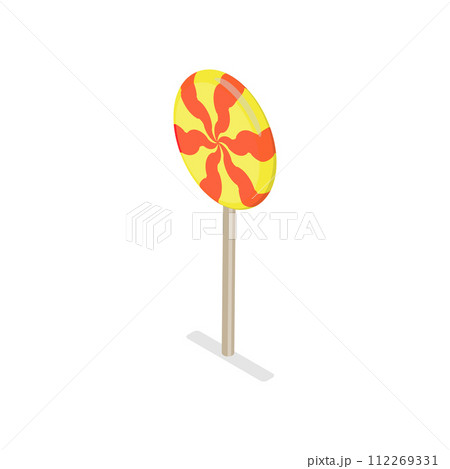 3D Isometric Flat Vector Set of Candies. Item 1 3D Isometric Flat Vector Set of Candies. Item 1 112269331