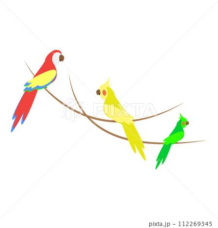 3D Isometric Flat Vector Set of Zoo Animals. Item 2 3D Isometric Flat Vector Set of Zoo Animals. Item 2 112269345