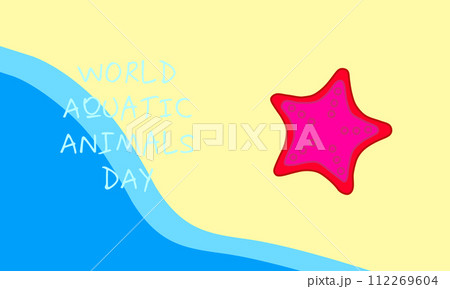 Seastar lies on the seacoast 112269604