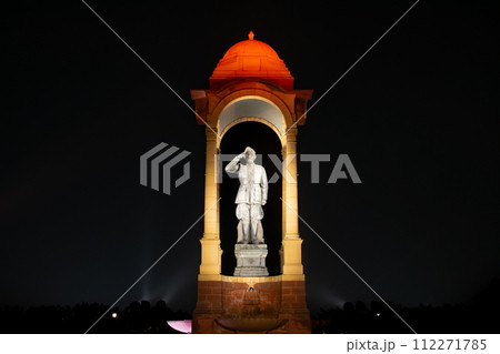 Soldiers monument at India Gate night in New Delhi of Amar Jawan Jyoti Soldiers monument at India Gate night in New Delhi of Amar Jawan Jyoti 112271785