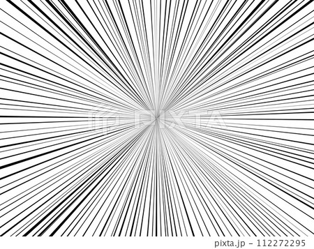 集中線 集中線 112272295