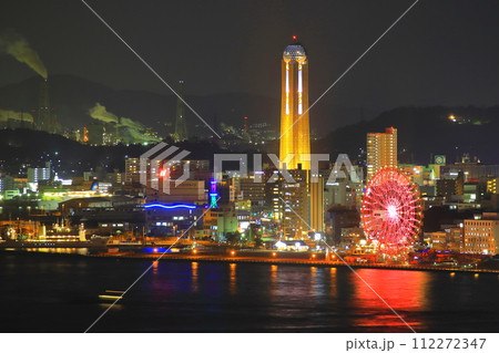 夜の下関市街 夜の下関市街 112272347