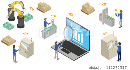 製造工場の見える化イメージ 112272537