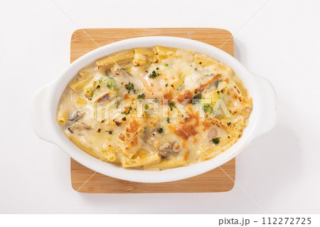 牡蠣と海老のマカロニグラタン 112272725