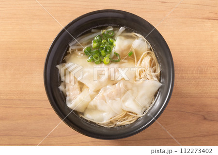 ［香港産　蝦子麺］ワンタン麺 112273402