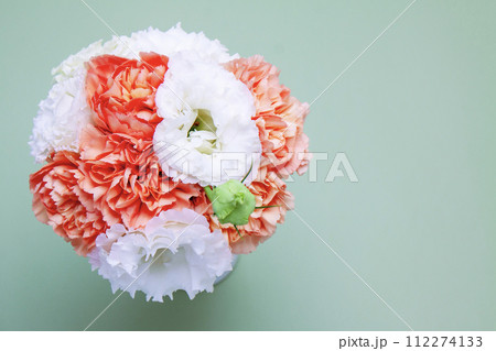 まん丸可愛い2種の花束素材 まん丸可愛い2種の花束素材 112274133