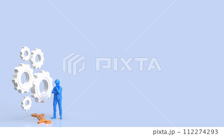 The Engineer for labour day or industry concept 3d rendering. 112274293