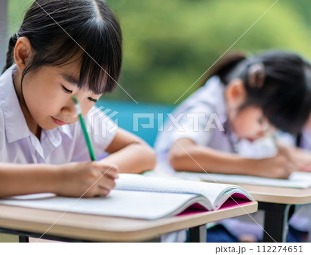 勉強をする子供3 AI生成画像 勉強をする子供3 AI生成画像 112274651