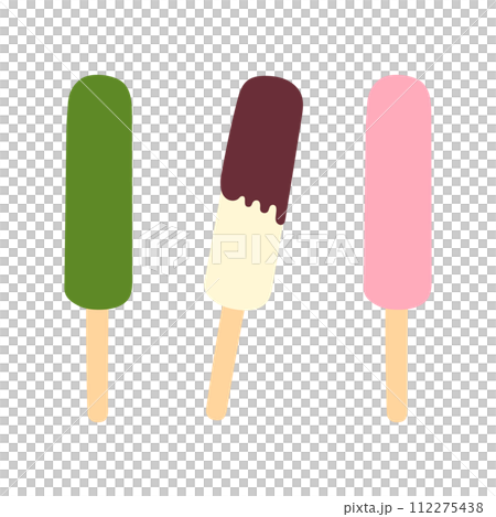 Simple and cute ice cream illustration Simple and cute ice cream illustration 112275438