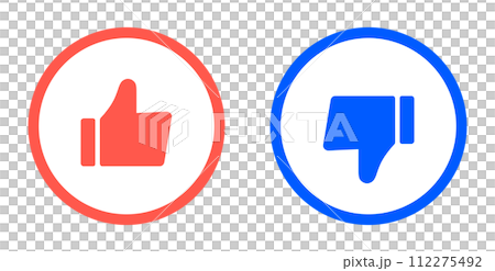 Red and blue|Good mark and bad mark Red and blue|Good mark and bad mark 112275492