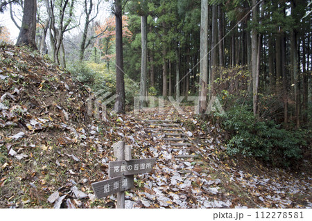 上楯城跡　本丸虎口 112278581