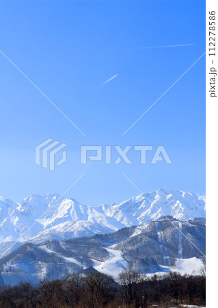 3月の白馬村からの北アルプス 信州の山々 信州の風景 信州の自然 3月の白馬村からの北アルプス 信州の山々 信州の風景 信州の自然 112278586