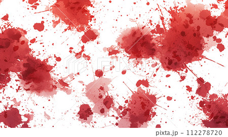 飛び散った赤い血のようなテクスチャ 飛び散った赤い血のようなテクスチャ 112278720