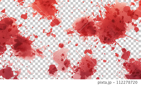 飛び散った赤い血のようなテクスチャ 飛び散った赤い血のようなテクスチャ 112278720