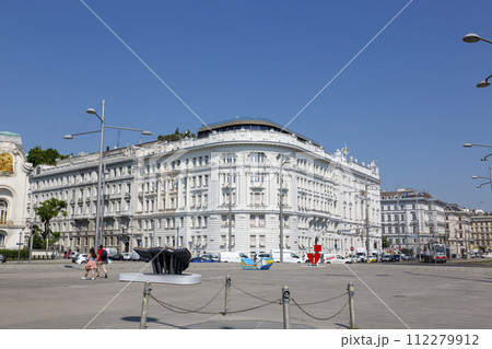 Buildings in Vienna on Schwarzenberg Square 112279912
