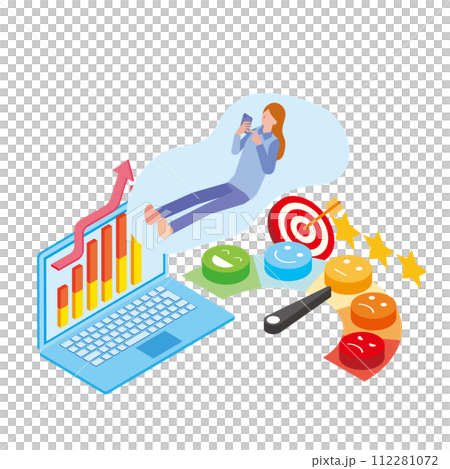 Customer experience image illustration 112281072