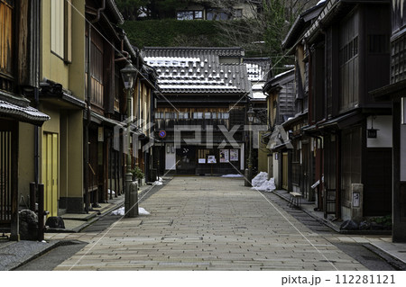 雪景色のひがし茶屋街 雪景色のひがし茶屋街 112281121