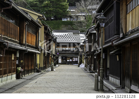 雪景色のひがし茶屋街 雪景色のひがし茶屋街 112281128
