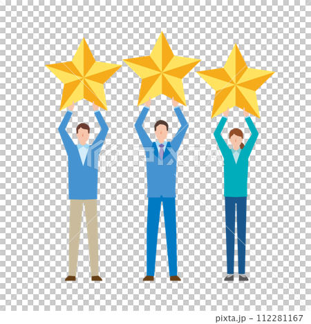 顧客満足度のイメージイラスト 顧客満足度のイメージイラスト 112281167