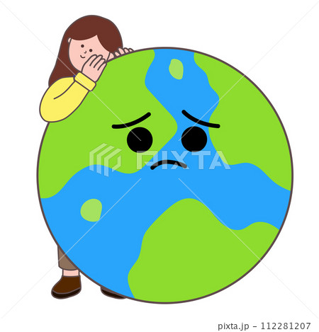 Women and Earth Protection Illustration - Earth Love 112281207