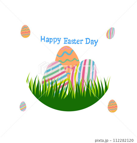 happy easter day March vector 112282120