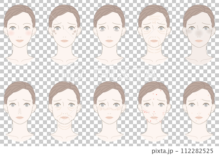 さまざまな肌トラブルセット 名称なし さまざまな肌トラブルセット 名称なし 112282525