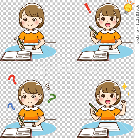 Girl studying 112283916