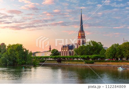 Frankfurt am Main in the morning, Germany Frankfurt am Main in the morning, Germany 112284809