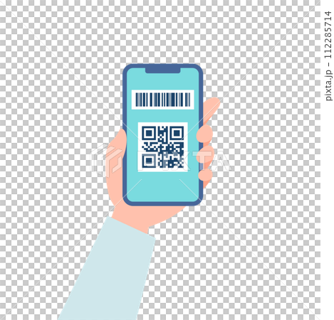 スマホにQRコード 112285714