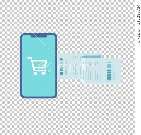 Smartphone payment receipt 112285724