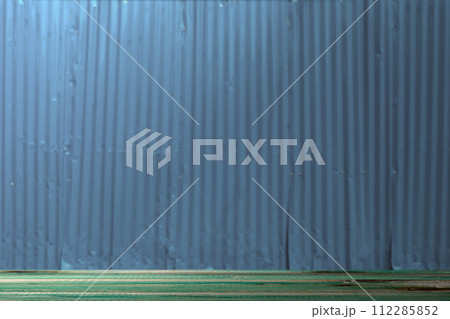 Closeup view of wooden table 112285852