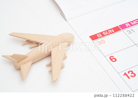 旅客機とカレンダー 旅客機とカレンダー 112288422