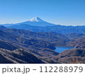 大菩薩嶺から見る富士山 大菩薩嶺から見る富士山 112288979