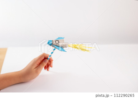 egg carton rocket, eco friendly birthday craft for kids 112290265